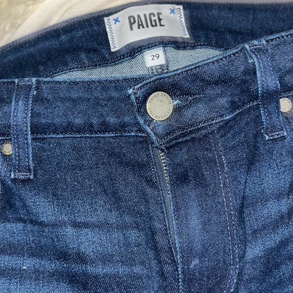 Paige | Manhattan High rise Boot Cut Denim Jeans | Women size 29 - Picture 12 of 16